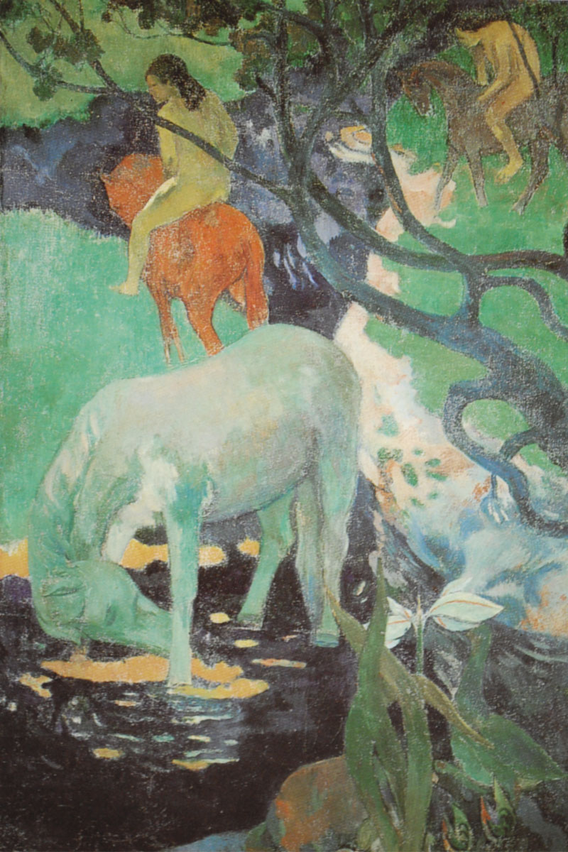 Il-cavallo-bianco-Gauguin-1898-Cheval-blanche-White-horse