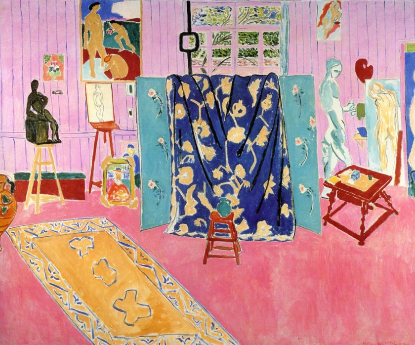 Lo-studio-rosa-Henri-Matisse-The-Pink-Studio-1911